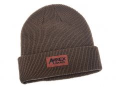 Ahrex Suede Patch Beanie Brown