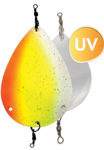 Dividalsblinken UV Fluo Tricolor Sølv 100mm