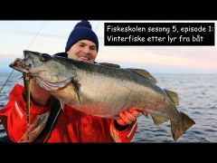 Fiskeskolen s5e1 Vinterfiske etter lyr fra båt m/handleliste