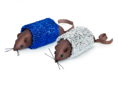 Mus med glansliv 2-pack Med kattemynte