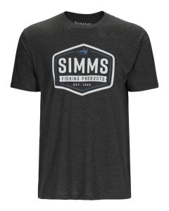 Simms Fly Patch T-Shirt Charcoal Heather (NYHET)