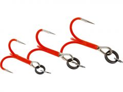Westin Rigged Seatrout Treble Hook UV Orange 4stk